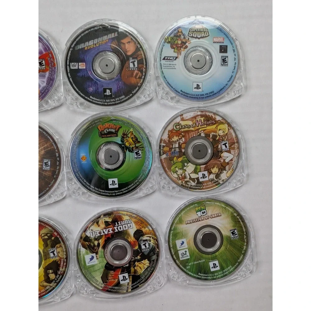 Sony PSP Game Lot of 12 Tested Working Replacement Cases‎ Ratchet & Clank